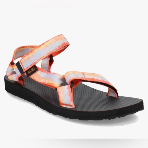 Teva Womens Universal Sorbet Red Tie Dye Outdoor Sandal Size 9 - Picture 1 of 6
